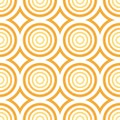 Vector seamless - orange circle pattern